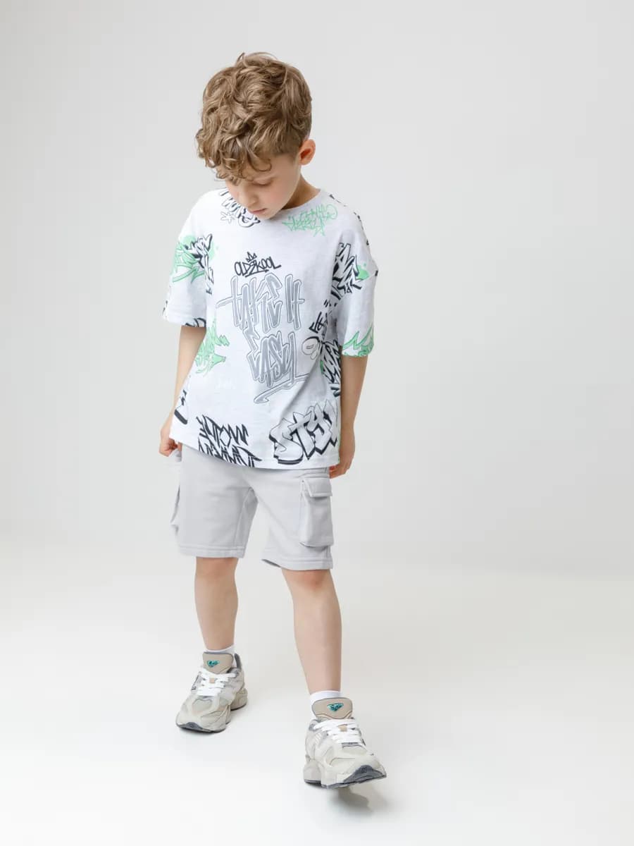 Шорты для мальчика хлопковые на резинке