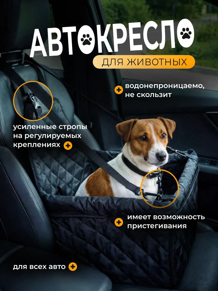 Автокресло для собак в машину