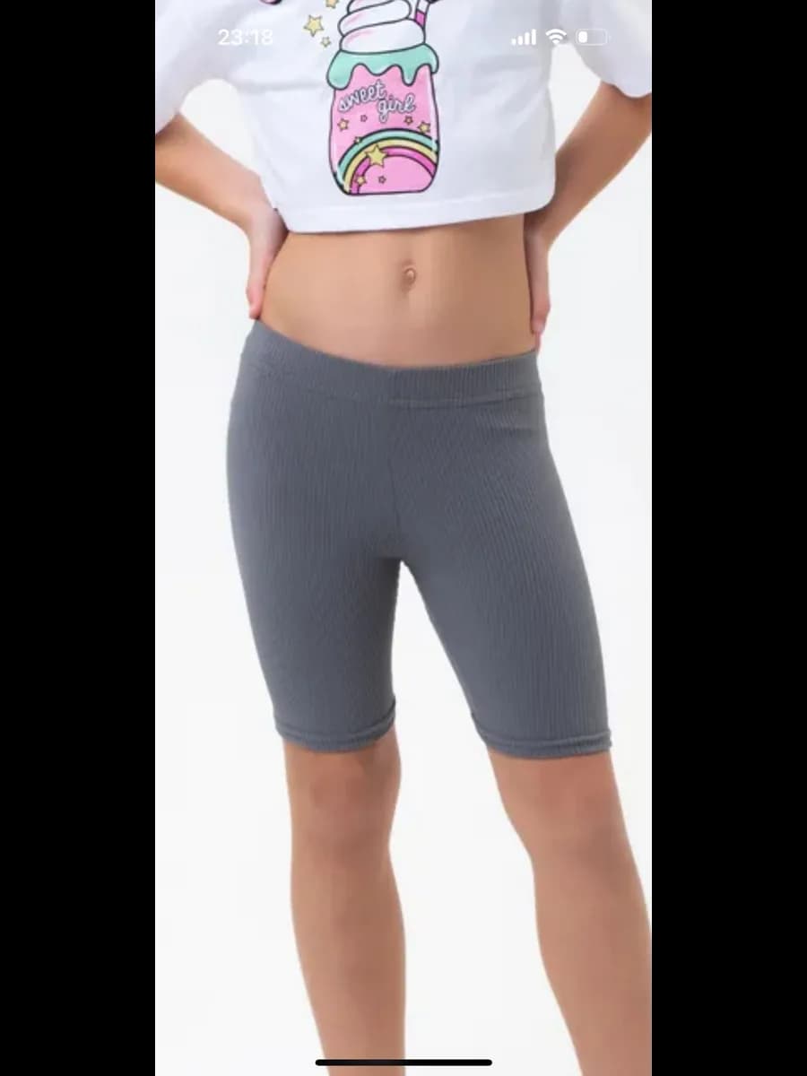 Велосипедки короткие шорты высокой посадки