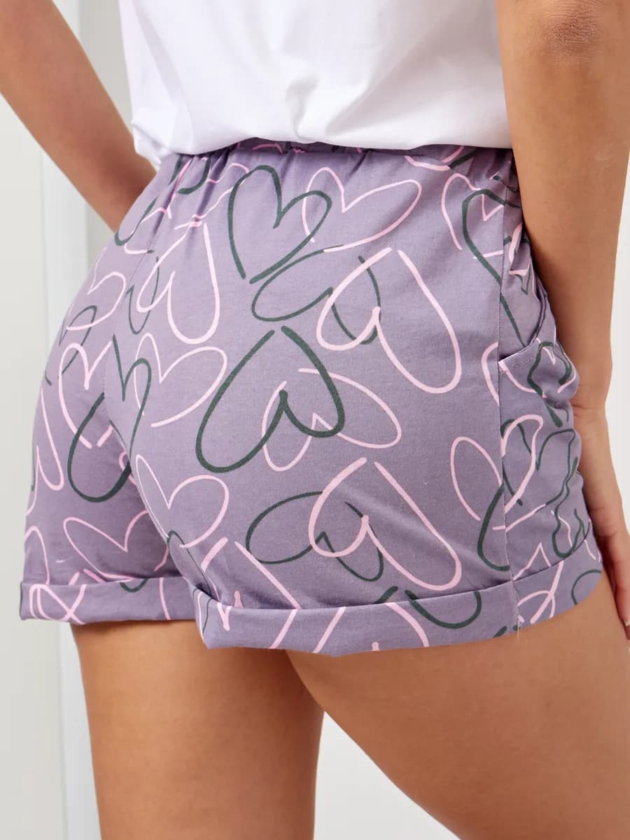 Домашние шорты хлопок короткие - фото 1