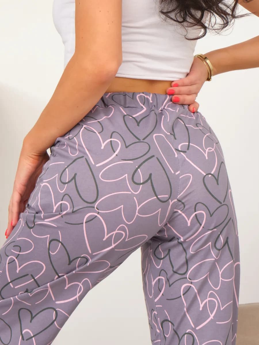 Брюки домашние трикотажные