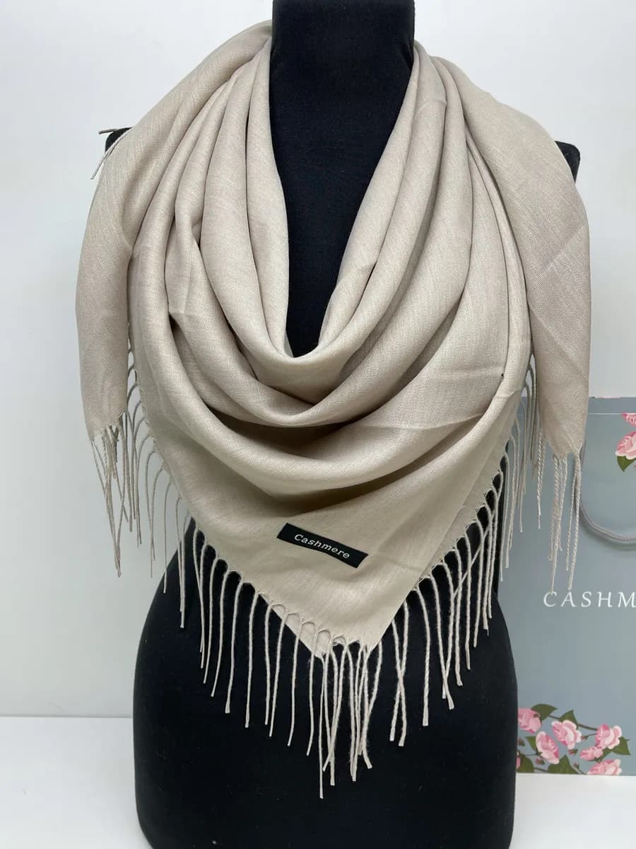 платки однотонные тонкие