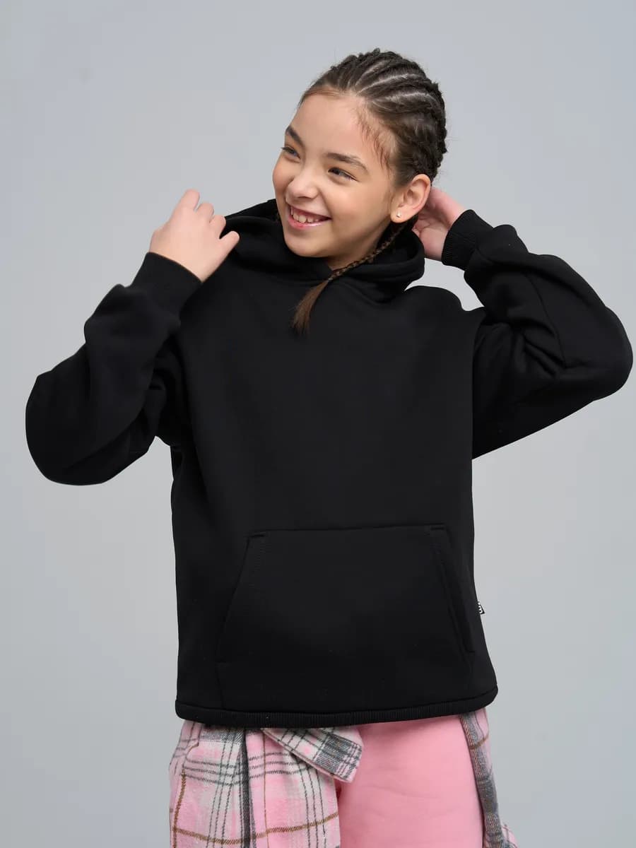 Худи для девочек и мальчиков с начесом