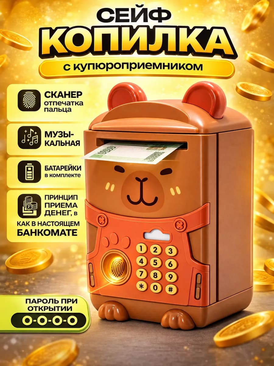 Электронная копилка сейф