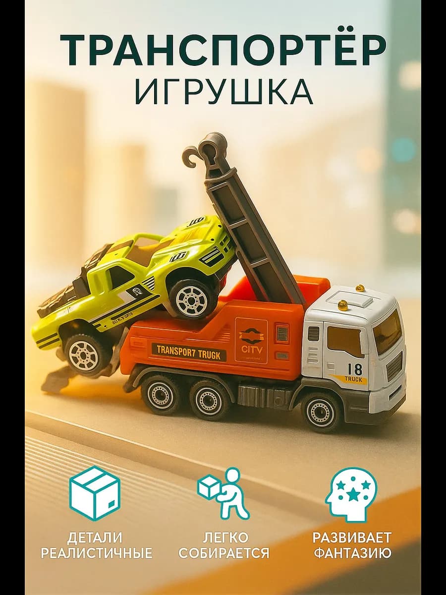 Эвакуатор с машинкой