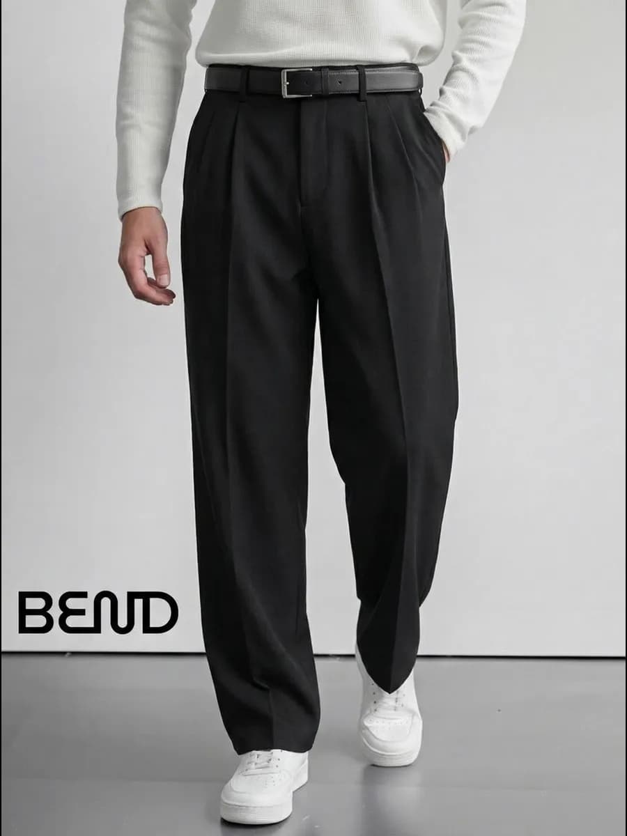 Брюки классические широкие