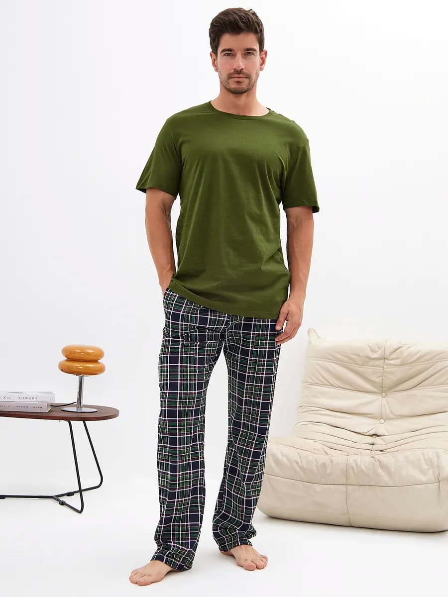 Пижама со штанами хлопок