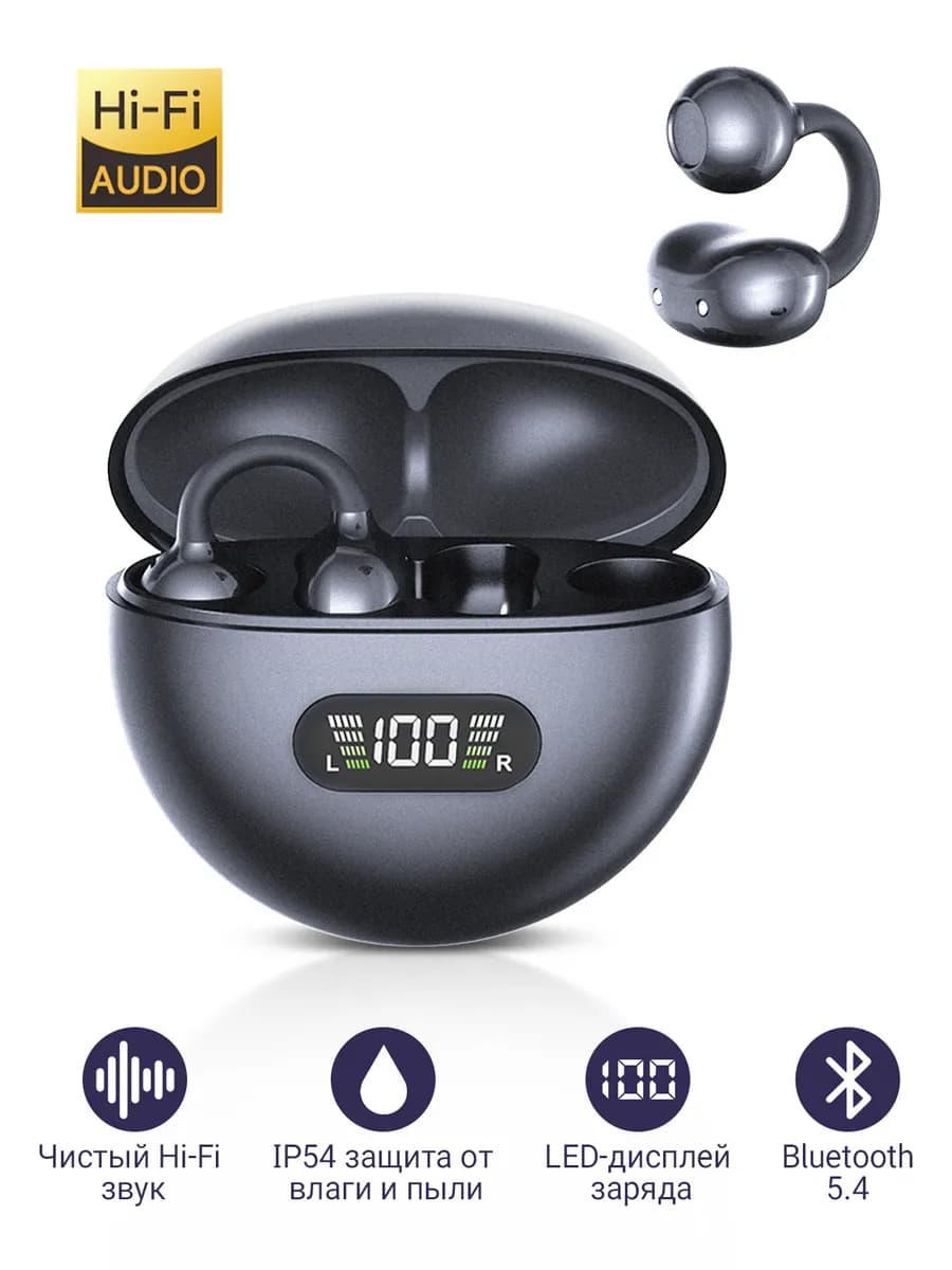 Наушники беспроводные подходящие для спорта