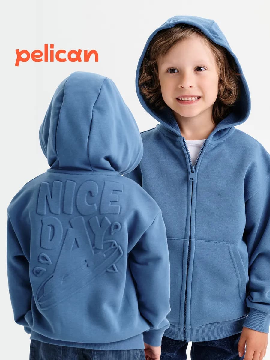 Толстовка из футера для мальчика