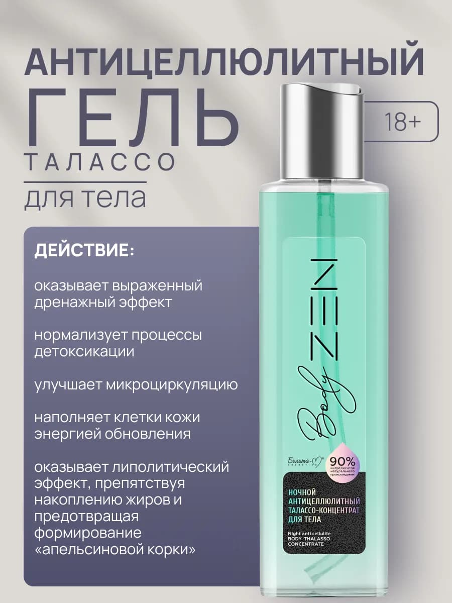 Антицеллюлитный талассо-концентрат для тела BodyZEN