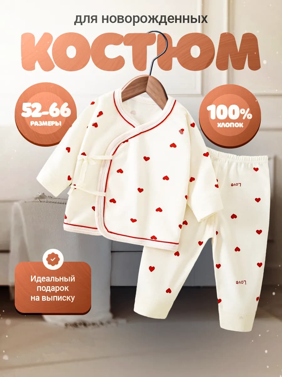 Костюм для новорожденных комплект на выписку