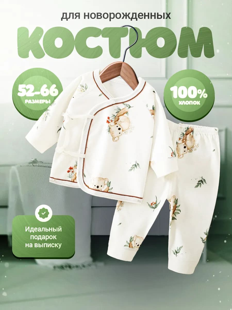 Костюм для новорожденных комплект на выписку