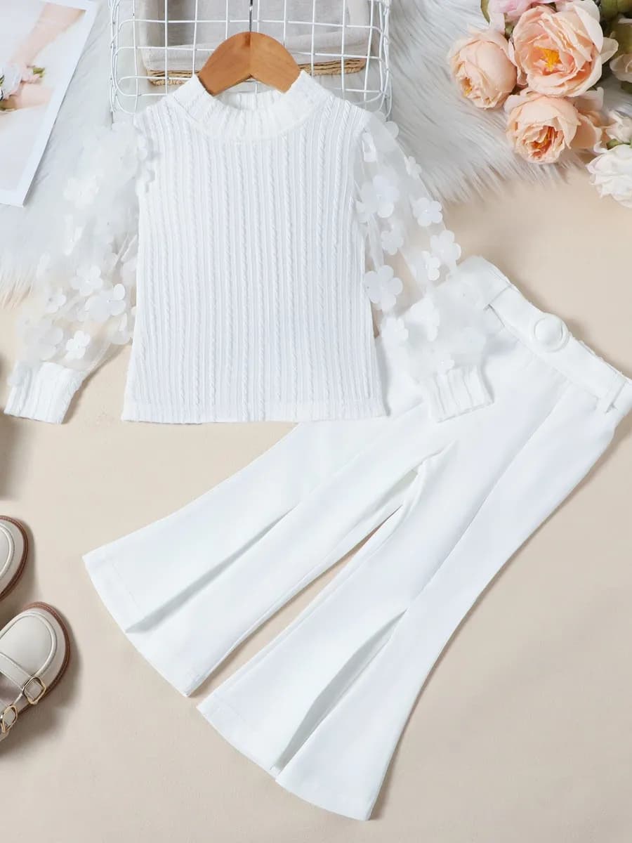 Костюм для девочки клеш нарядный