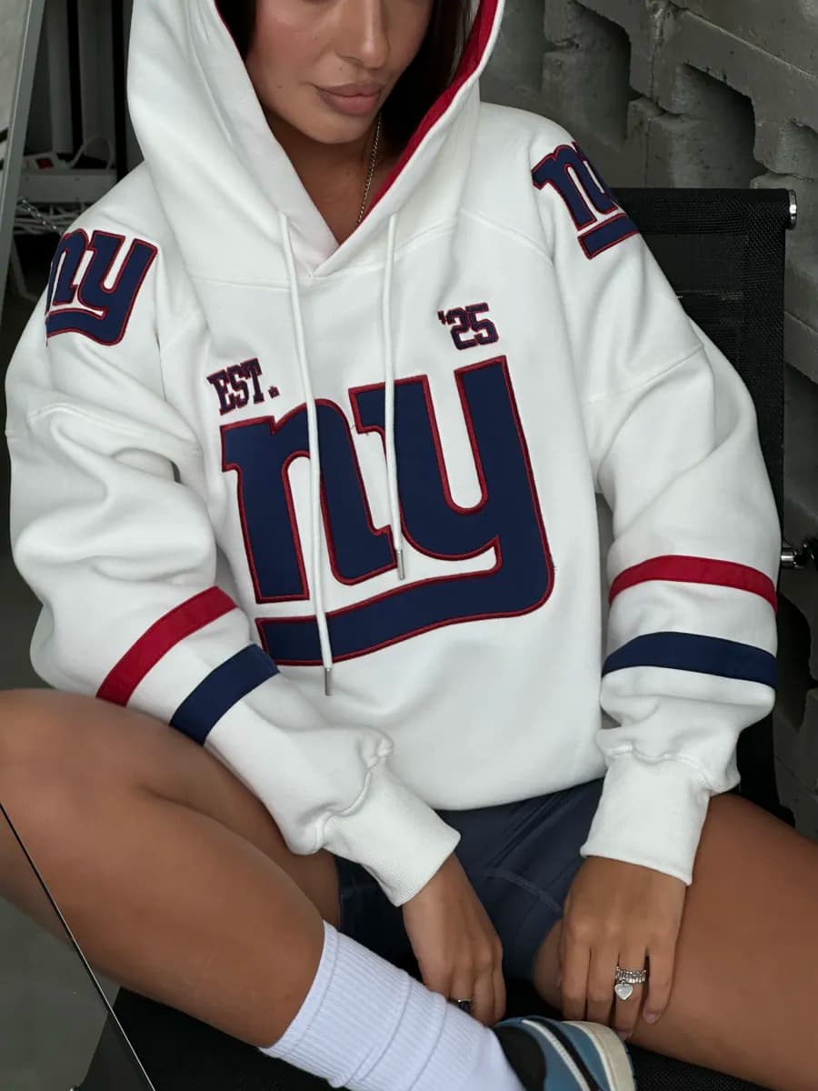 Худи оверсайз с принтом