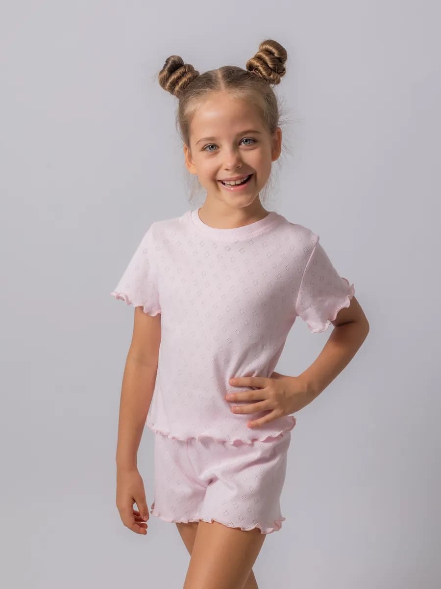 Пижама ажурная с шортами