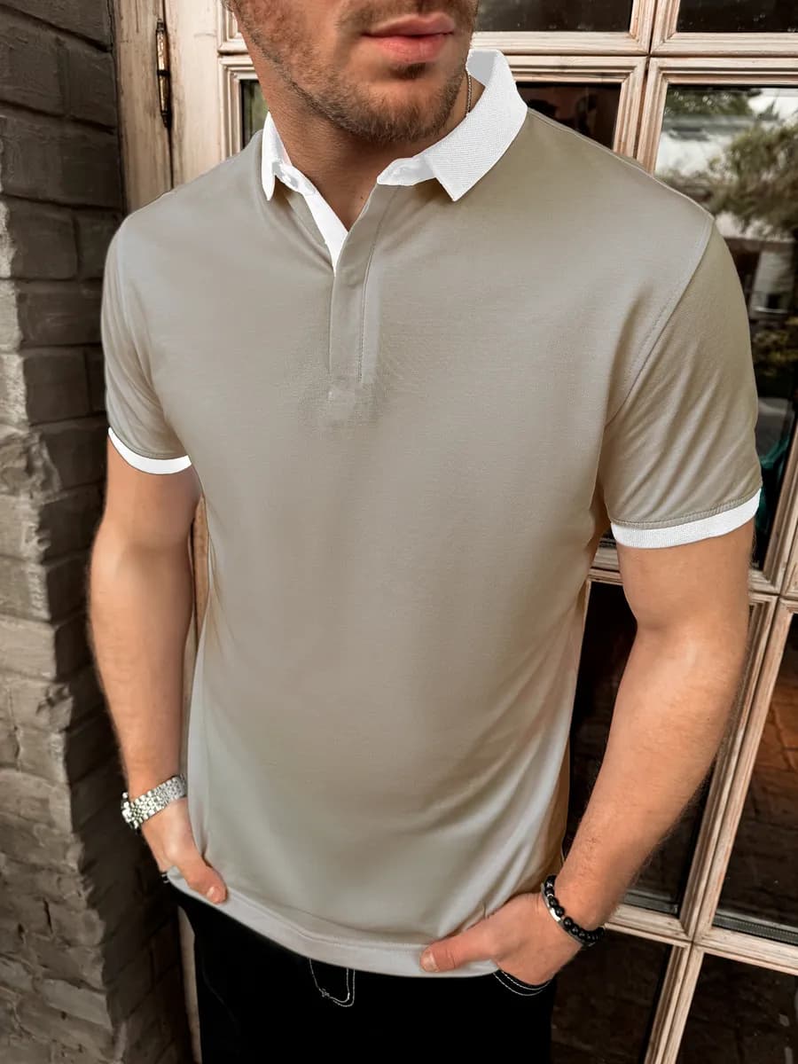 Футболка поло с коротким рукавом