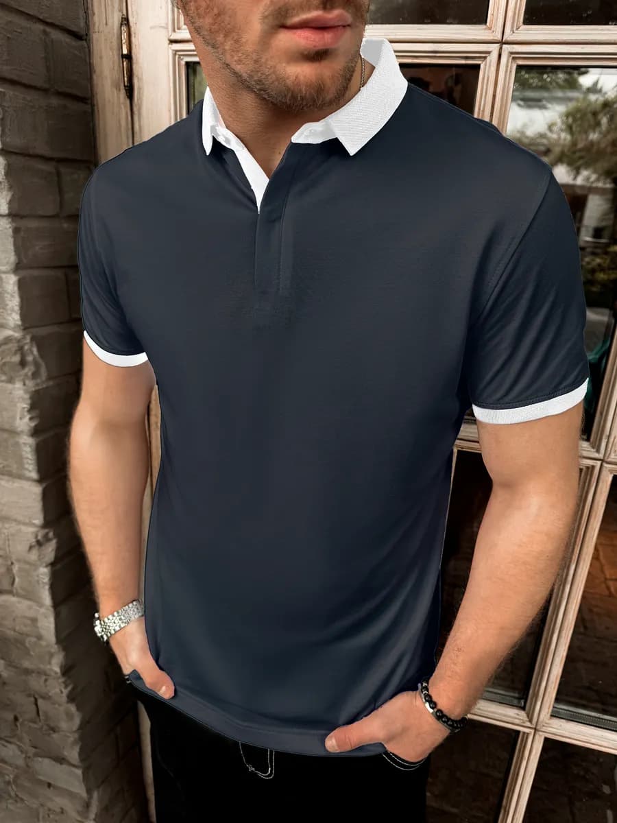 Футболка поло с коротким рукавом