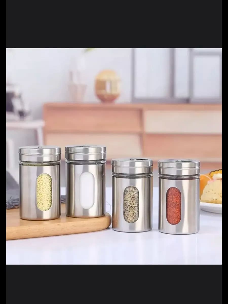 Емкость для специй солонка и перечница 4шт