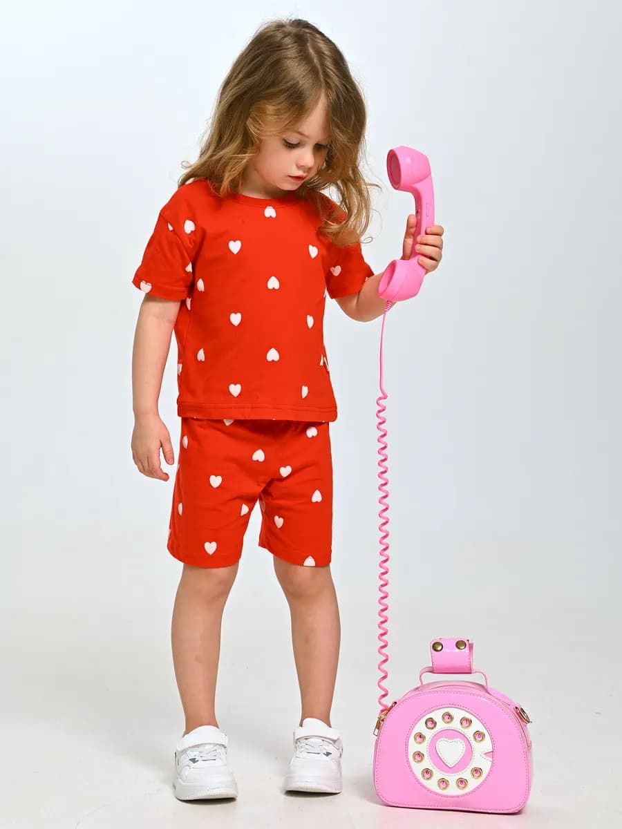 Костюм детский футболка с шортами в садик