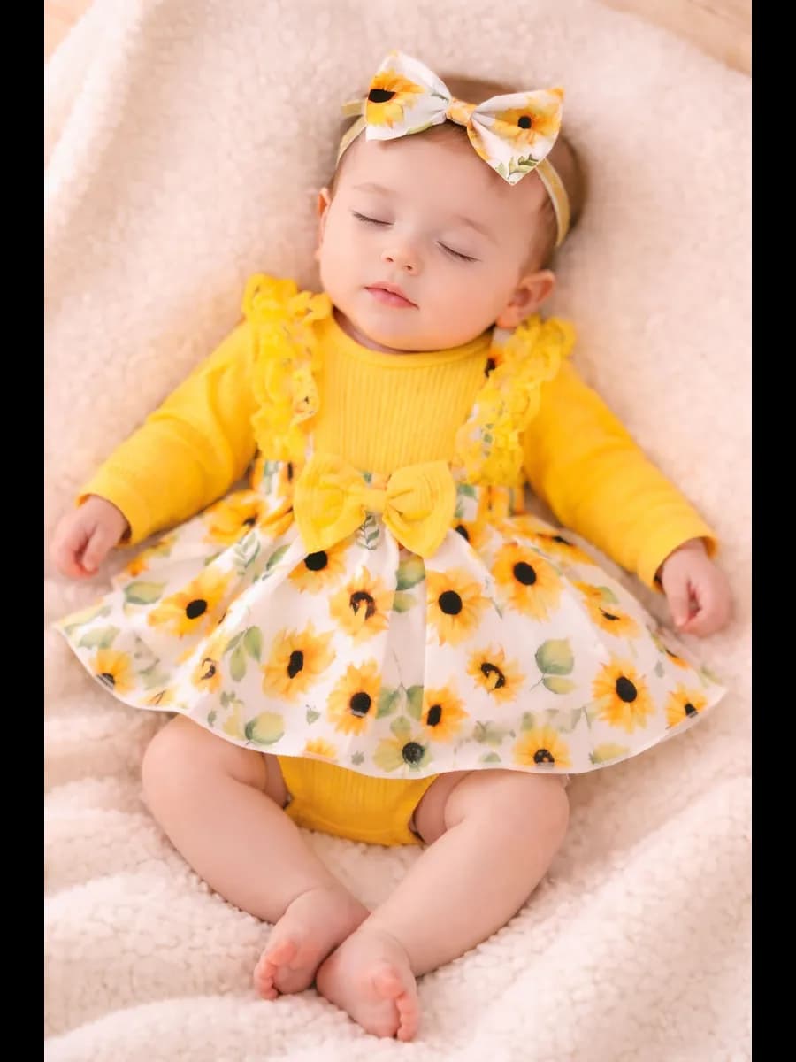 Платье для новорожденных девочек