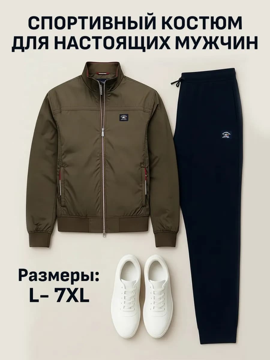 Спортивный костюм двойка на молнии