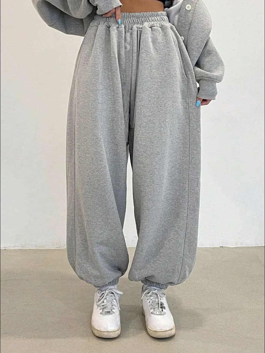 Широкие спортивные штаны джоггеры оверсайз для танцев y2k