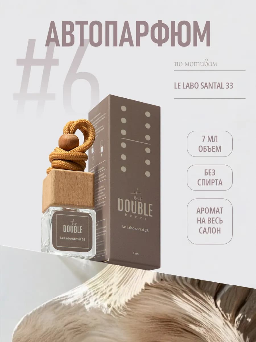 Автопарфюм ароматизатор в машину Le Labo Santal 33 7 мл