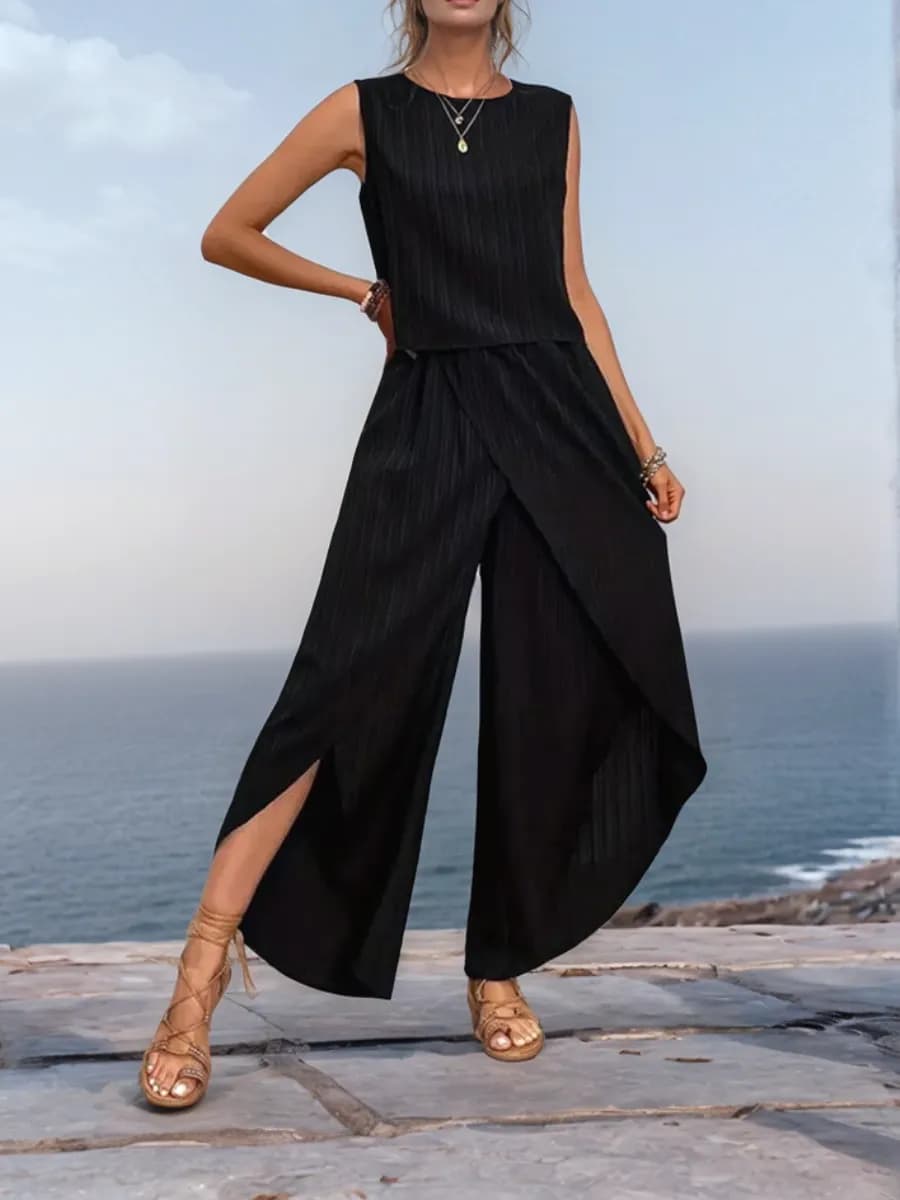 Летний костюм брючный - фото 1