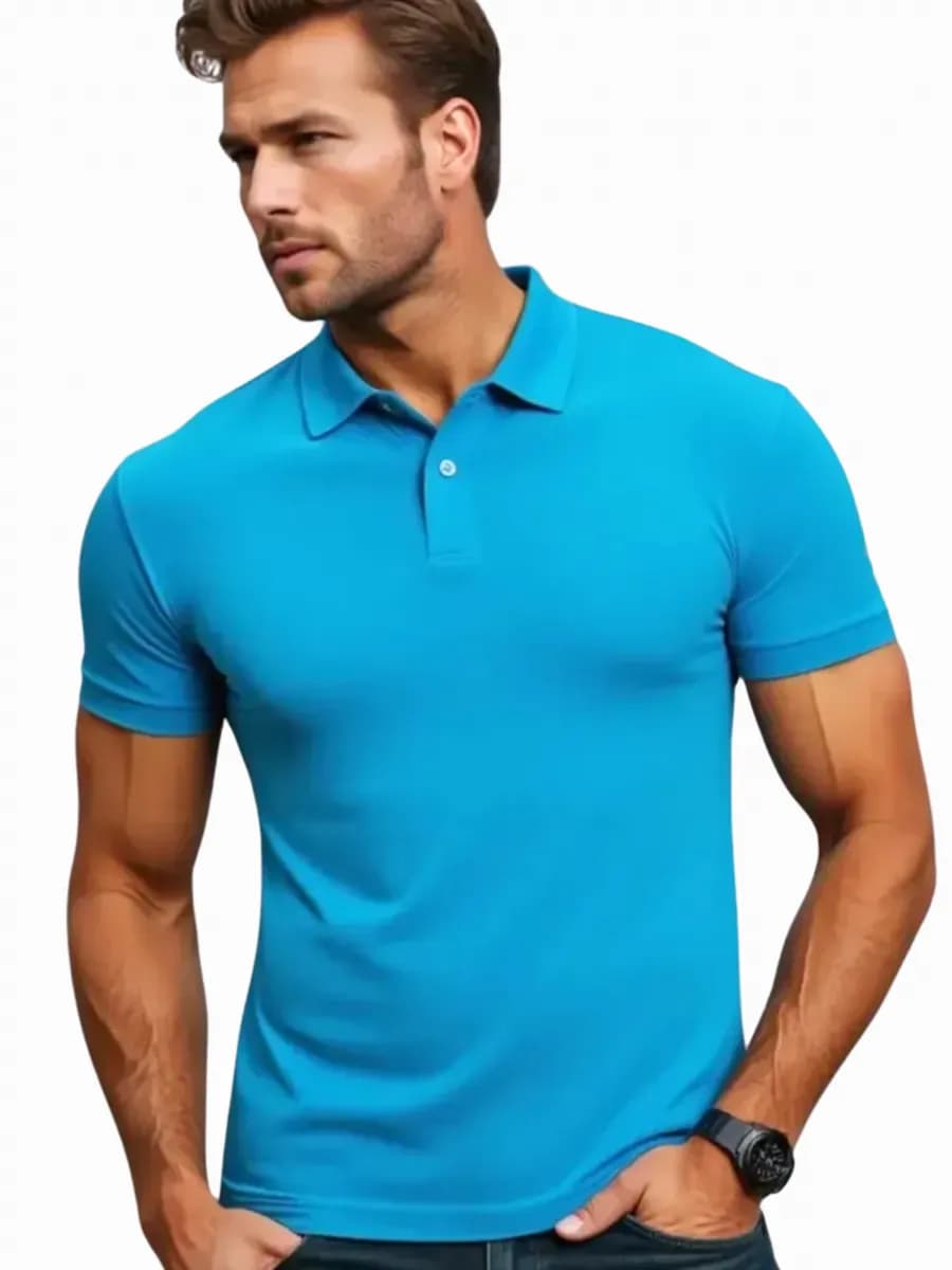 Футболка поло с коротким рукавом