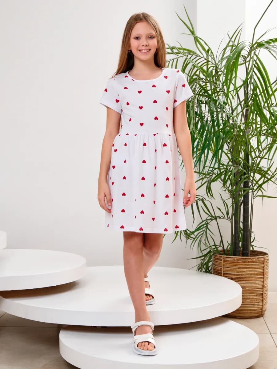 Платье трикотажное