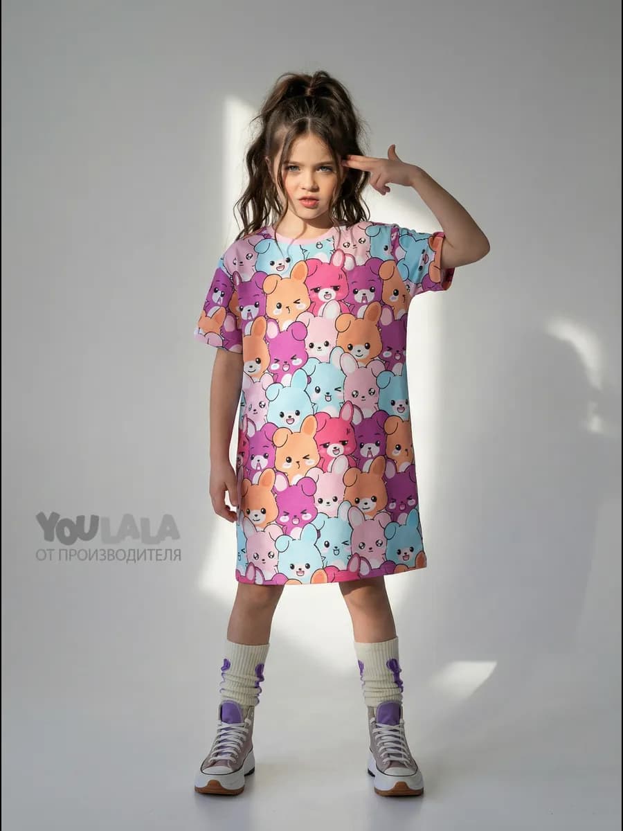 Платье домашнее для девочки - фото 1