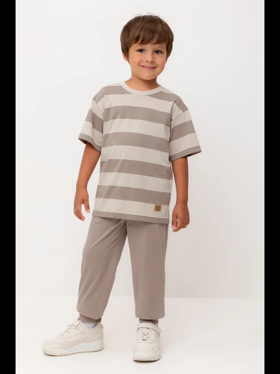 Спортивные летние брюки для мальчика из хлопка