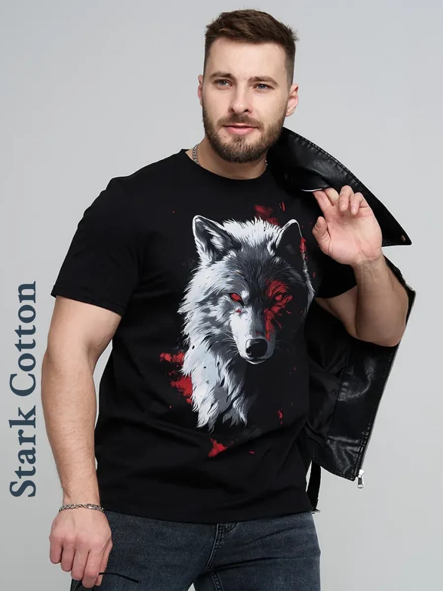 Футболка хлопок с принтом