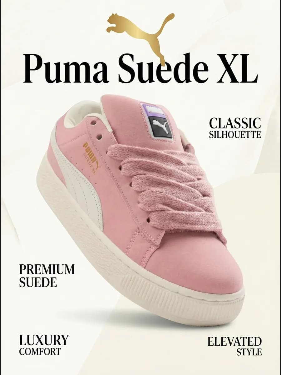 Кроссовки женские Puma Suede XL Дутые