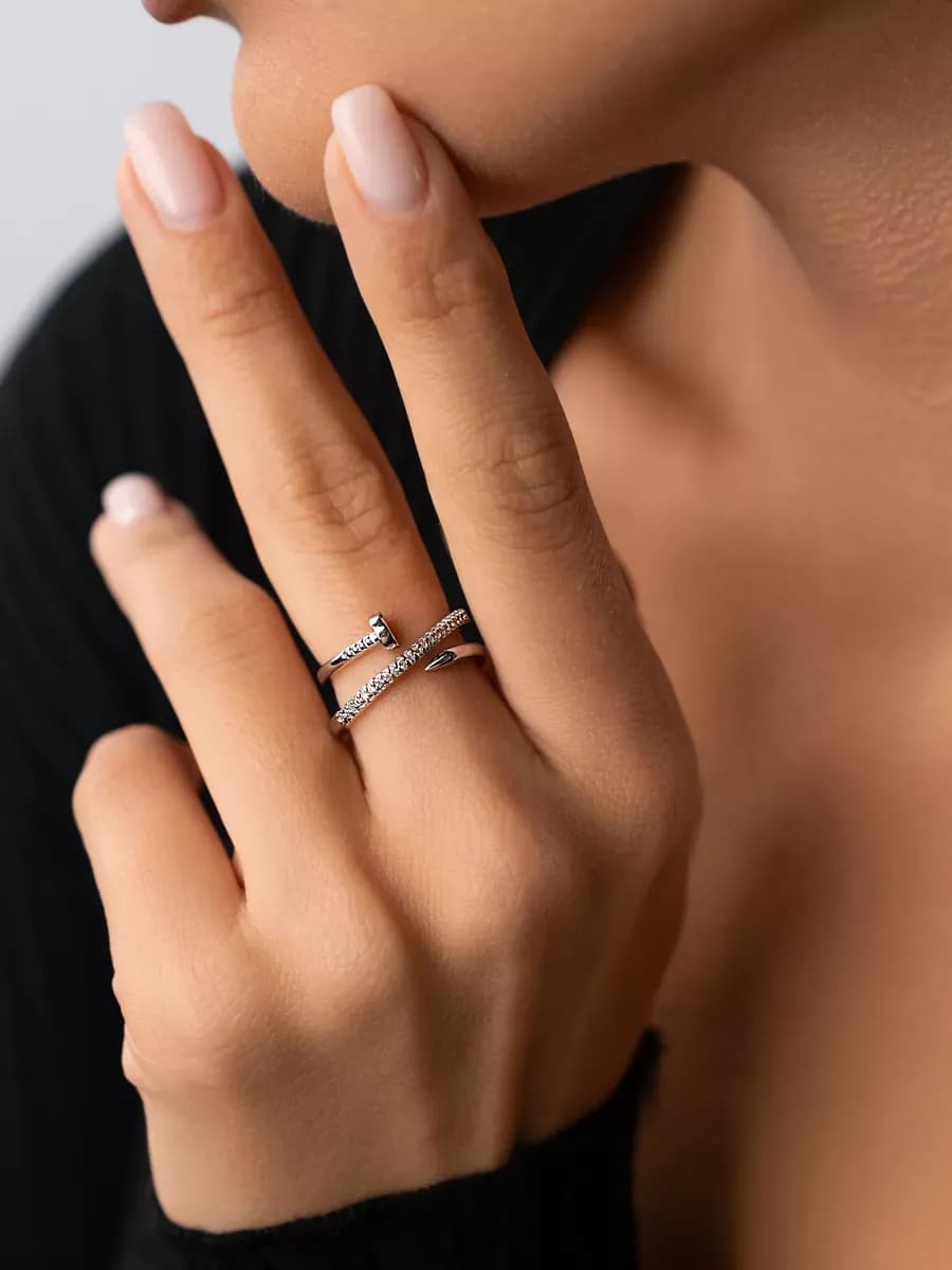 Кольцо регулируемое Гвоздь