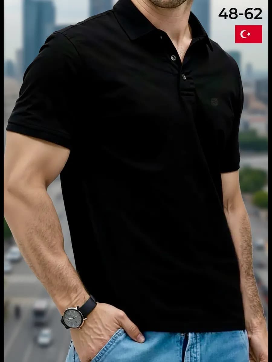 Футболка поло с коротким рукавом