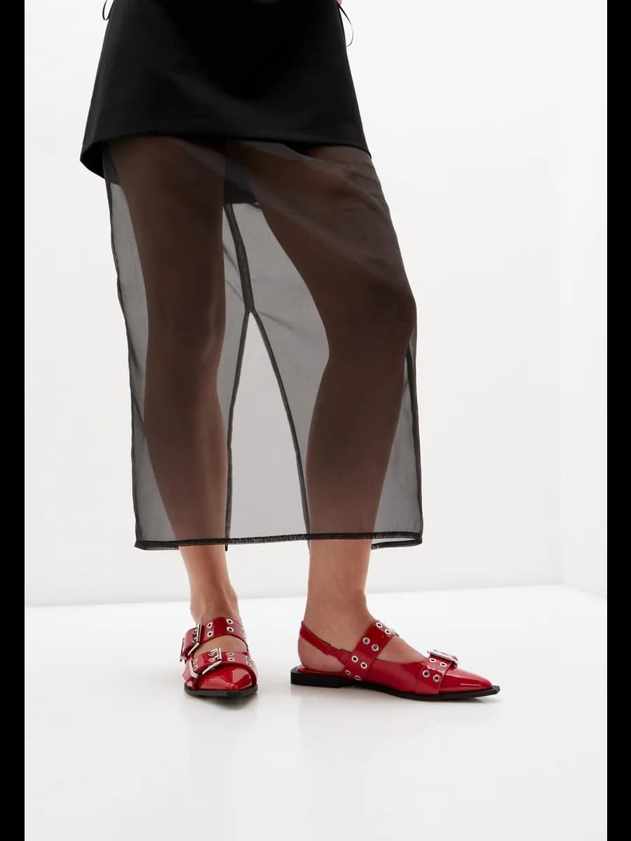 Туфли-слингбэки с широкими ремешками