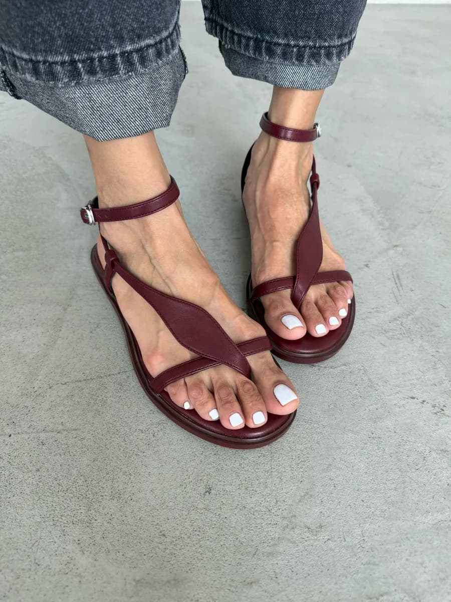 Сандалии женские летние открытые босоножки без каблука