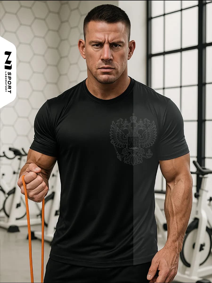 Спортивная футболка для тренировок и фитнеса в зале