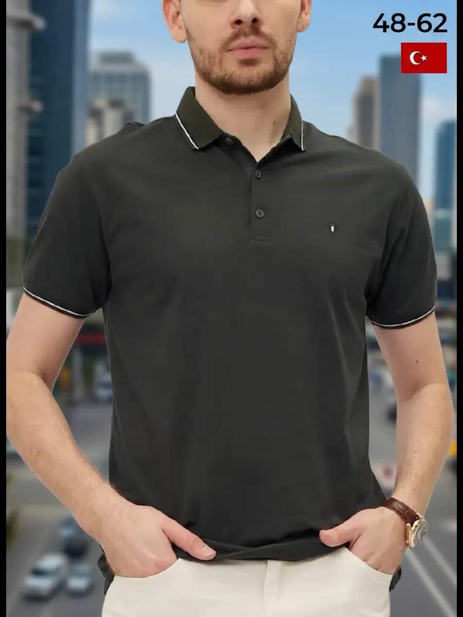 Футболка поло с коротким рукавом