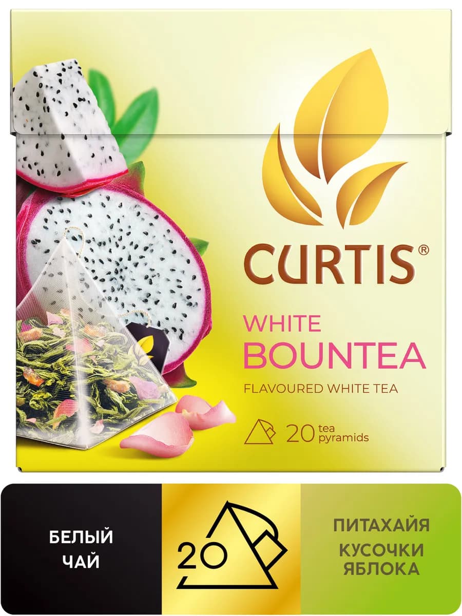 Чай белый "White Bountea" 20 пирамидок