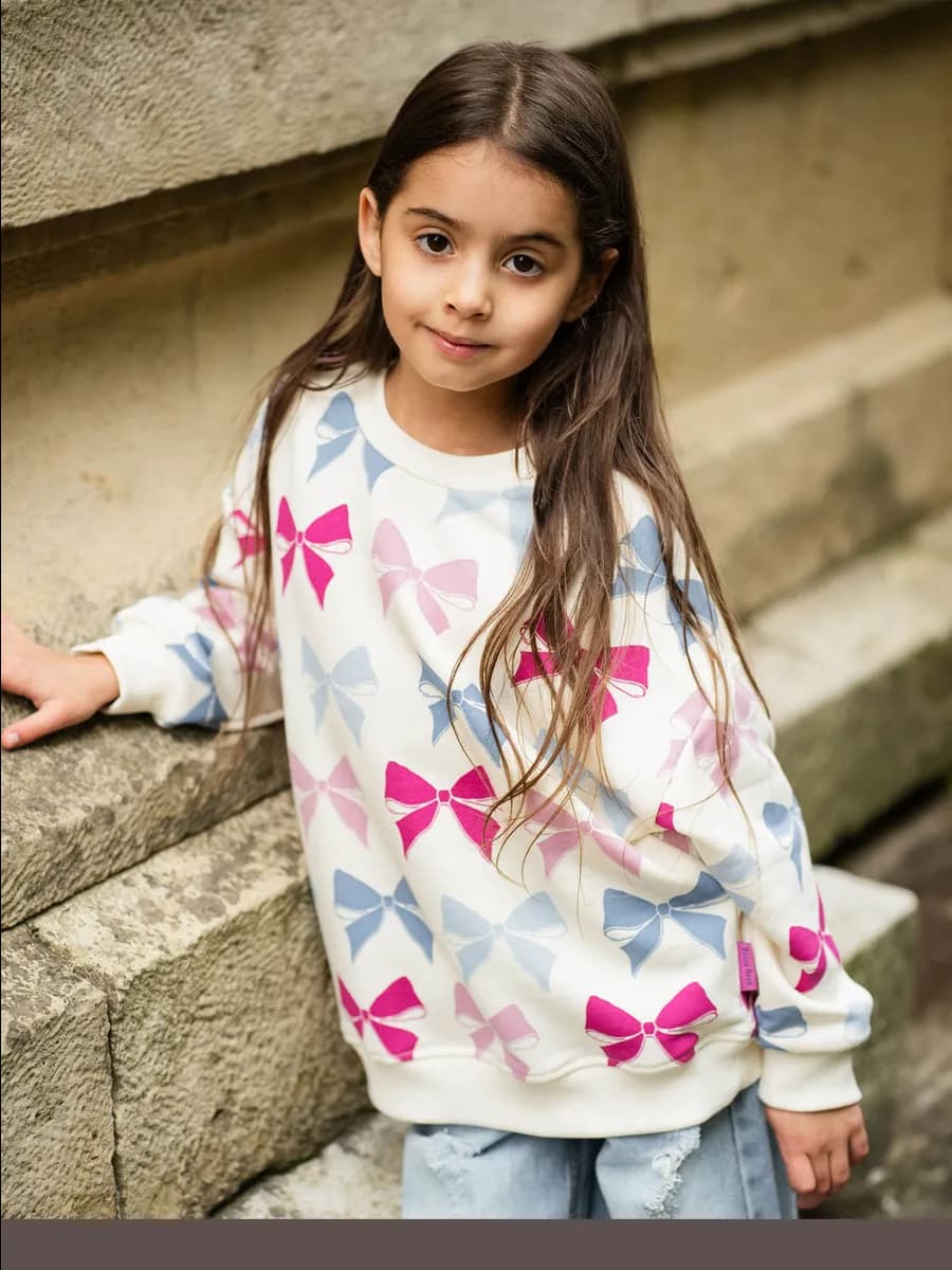 Свитшот для девочки оверсайз