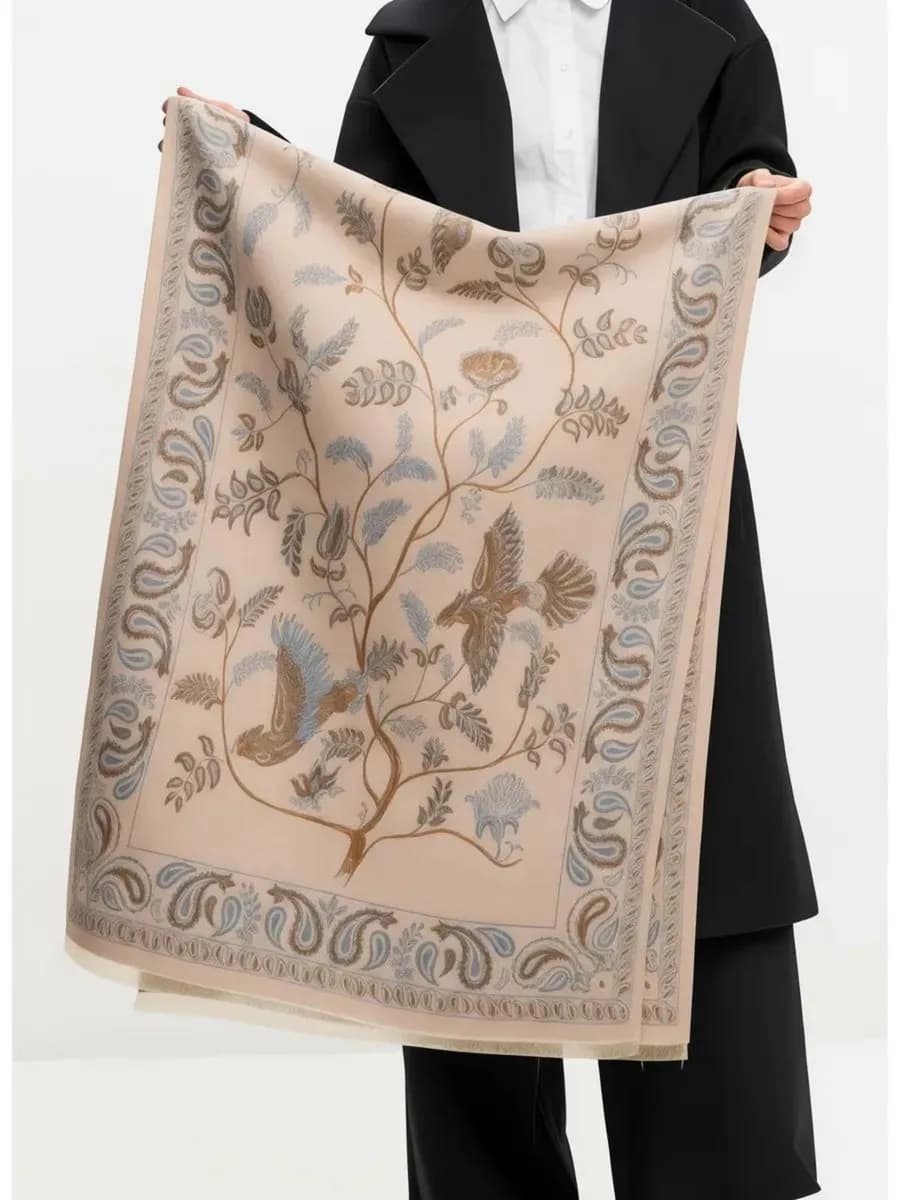 Палантин двухсторонний шарф