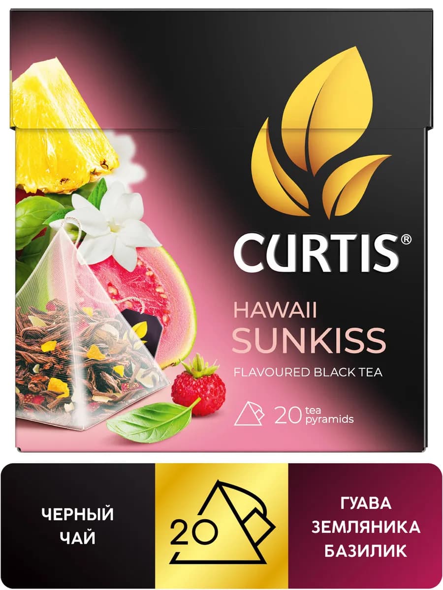 Чай черный "Hawaii Sunkiss" 20 пирамидок