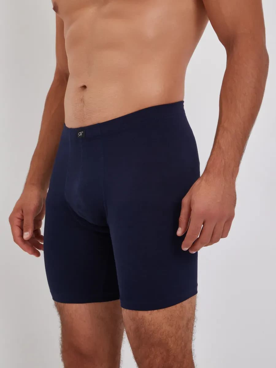 Трусы боксеры удлиненные спортивные хлопок