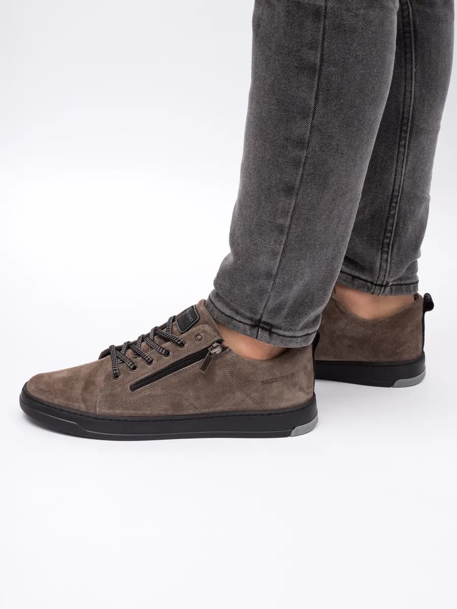 Кеды из натуральной замши демисезонные