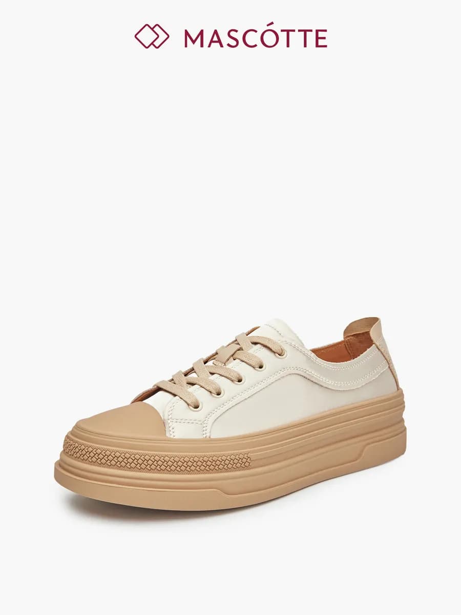 Кеды на платформе текстильные