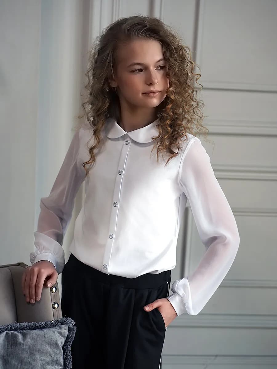 Блузка школьная нарядная