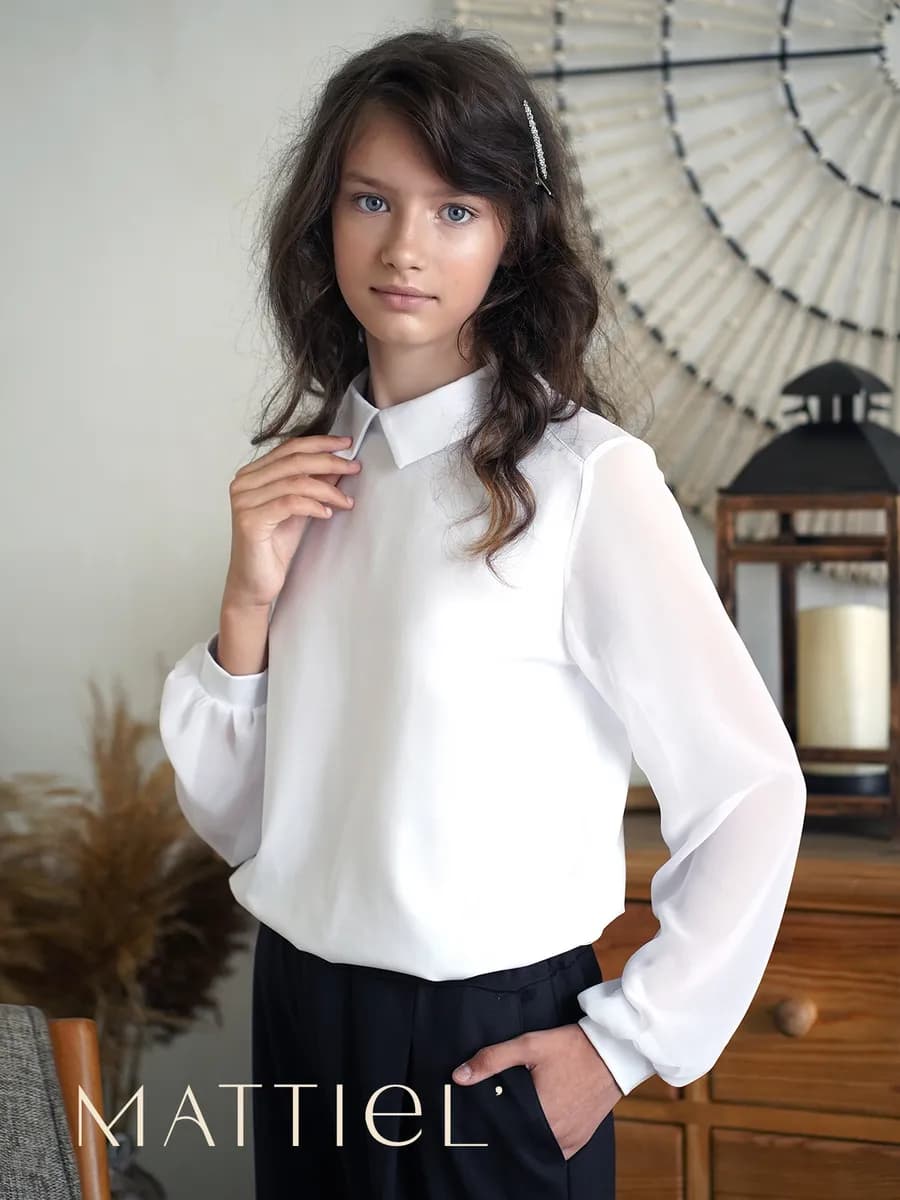 Блузка школьная нарядная