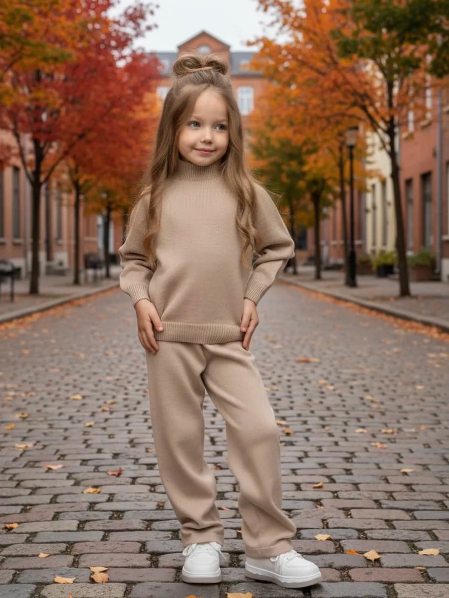 Костюм для девочки демисезонный в садик - фото 1